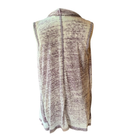 Soft Surroundings Lavender Women's Boho Vest Sz Med Bohemian Artsy - Picture 4 of 8